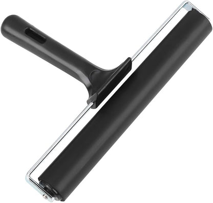 7.8 Inch Soft Rubber Brayer, Rubber Brayer Roller Paint Brush Ink Applicator - Image 8