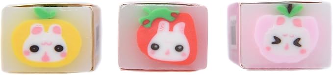 18 Pack Fruit Rabbit Jelly Erasers - Image 2