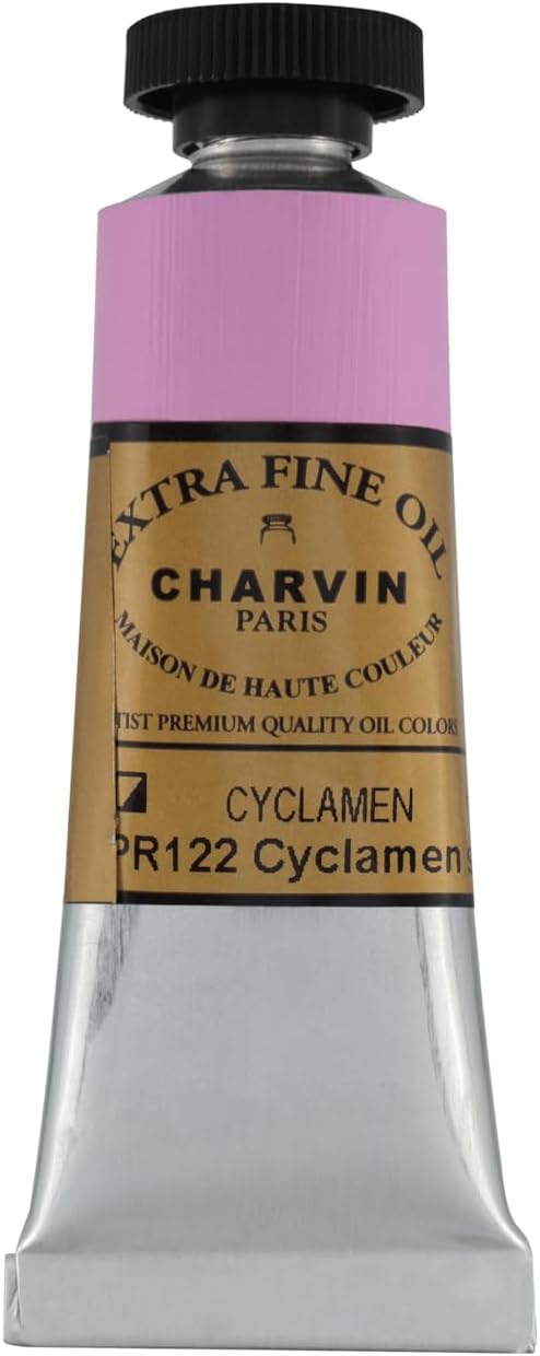 Charvin Extra Fine Oil Paint, Cyclamen 20 ml - Image 2
