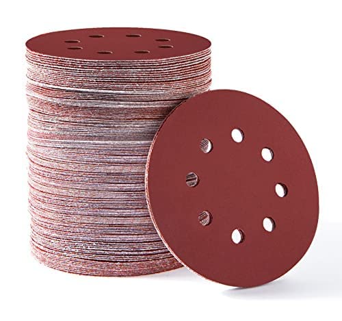 S SATC 1000 Grit 5 Inch Sanding Disc 8 Hole Hook and Loop Sanding Pad Aluminum by SSATC