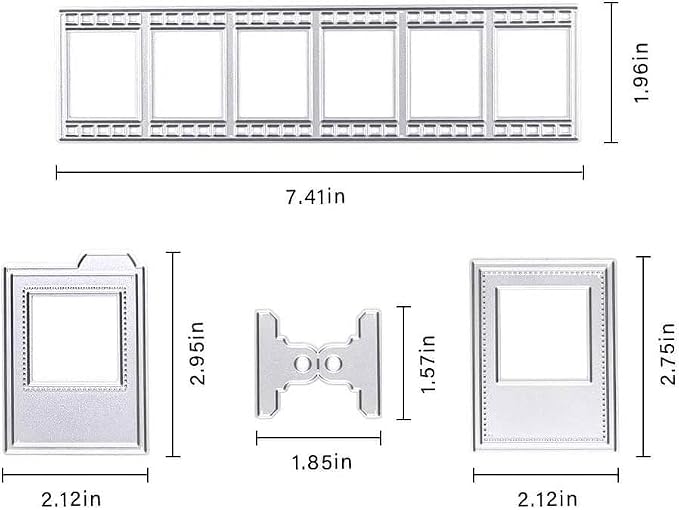 YKW Camera Film Cutting Dies Stencil Metal Template Molds, Embossing Tool Die - Image 2