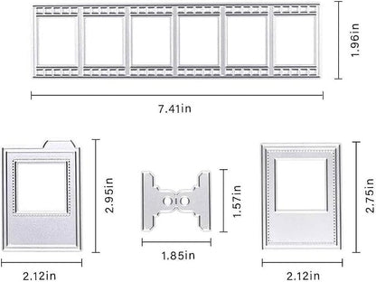 YKW Camera Film Cutting Dies Stencil Metal Template Molds, Embossing Tool Die - Image 2