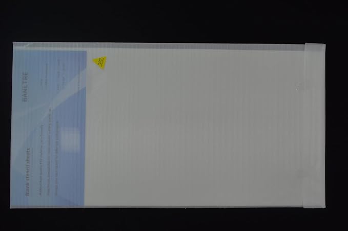BANLTRE 12 x 24 Flat Packaging Mylar Sheet Milky Translucent PET Blank Stencil - Image 3