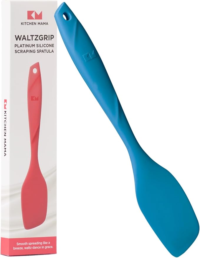 Kitchen Mama WaltzGrip Platinum Silicone Scraping Spatula: Heat Resistant by KitchenMama