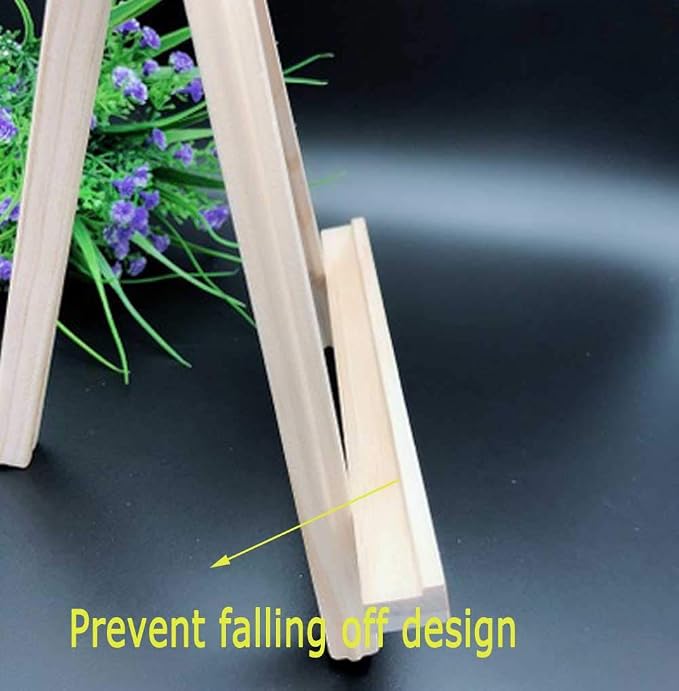 9.4 Inches Tall Wood Easels Set of Tabletop Display Easels, Art Craft Painting - Image 4