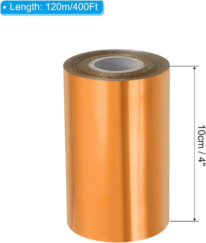 PATIKIL 4"x400Ft Hot Stamping Foil Paper, Heat Transfer Hot Stamping Paper Foil - Image 2