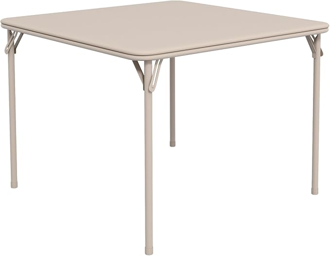 Folding Card Table, 34 Inch Portable Square Game Table by Unknown