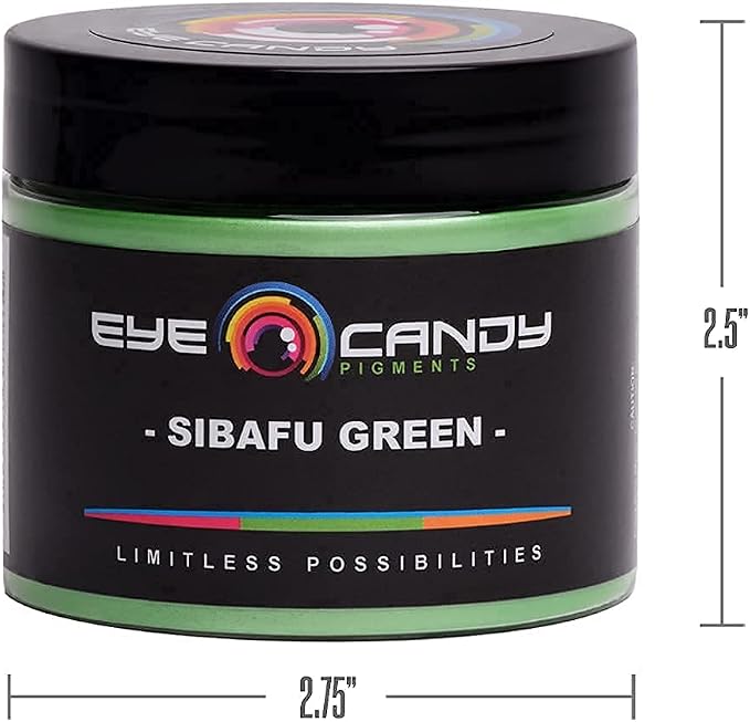Eye Candy Pigments Premium Green Mica Powder - Image 8
