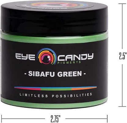 Eye Candy Pigments Premium Green Mica Powder - Image 8