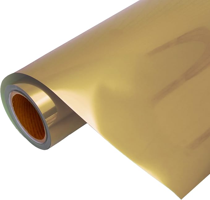 3 Yard x 20" Wide Roll Threadart Metallic Foil Gold Heat Transfer Vinyl Film | by ThreadArt