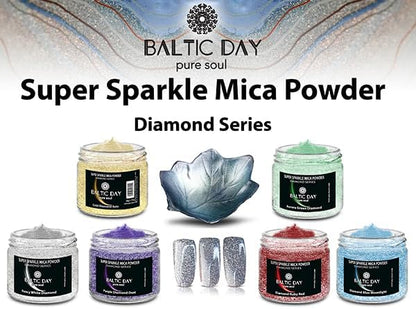BALTIC DAY - Diamond Dust for Crafts - Sparkle Glitter Mica Powder - Resin - Image 2