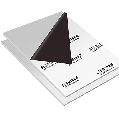 2PCS 6061 Aluminum Sheet Plate, Rectangle Aluminum Plate Solid Metal Sheet Plate by AODESTINY