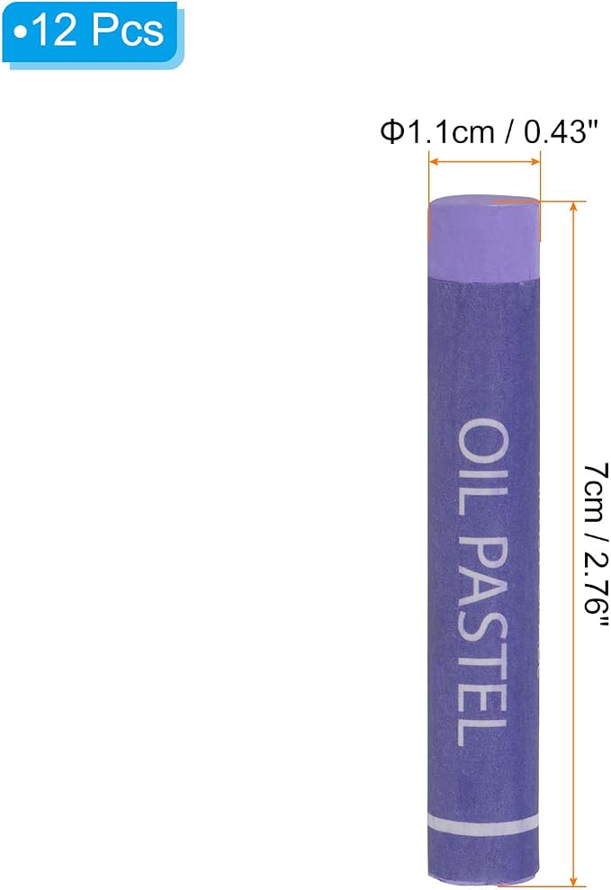 PATIKIL Light Purple Oil Pastels - Image 2