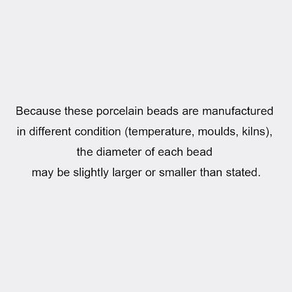 INSPIRELLE 180 Pieces Porcelain Beads Chinese Round Ceramic Beads 8mm - Image 4
