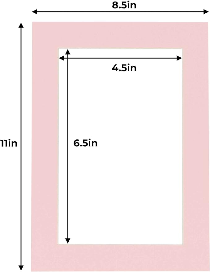 5x7 Mat for 8.5x11 Frame - Image 3