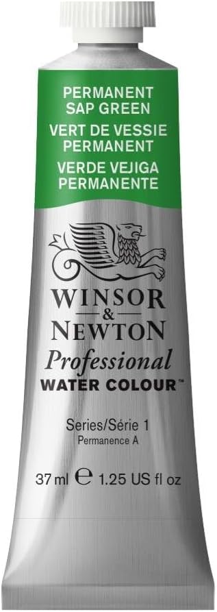 Winsor & Newton Professional Watercolor, 37ml Tube, Permanent Sap Green by WinsorNewton