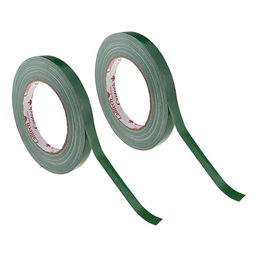 HAHIYO Green 0.5Inch Wide 2Rolls Floral Tape Waterproof Florist Tape Flower by HAHIYO