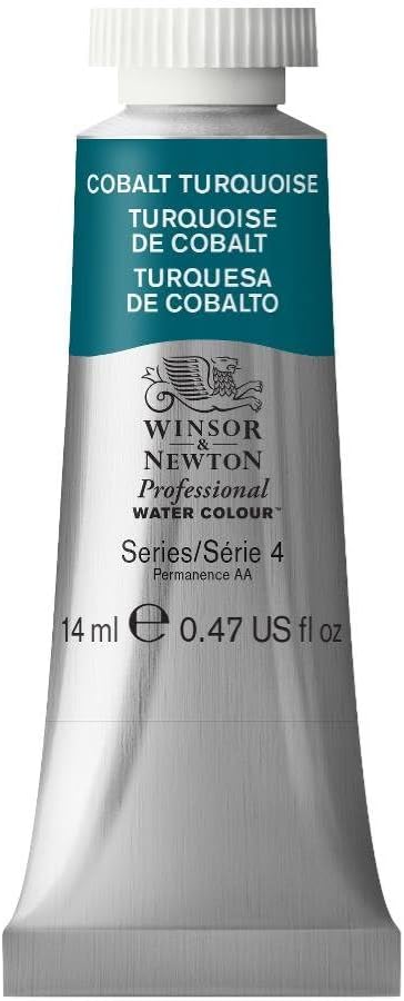 Winsor & Newton Professional Water Colour Paint, 0.47-oz Tube, Cobalt Turquoise by WinsorNewton