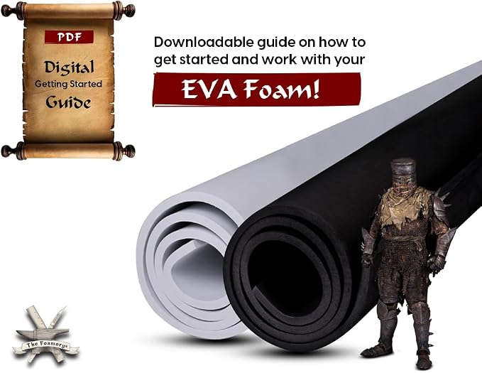 2-Pack Shape Retention EVA Cosplay Foam - 6mm Thick 14x39 inch High Density EVA - Image 8