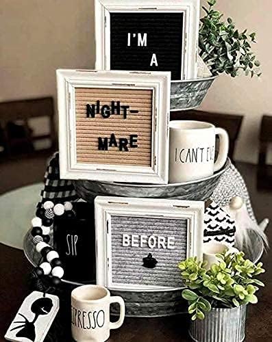 Mini Letter Board Small Felt Letter Board Letters and Symbols Trio - Image 8