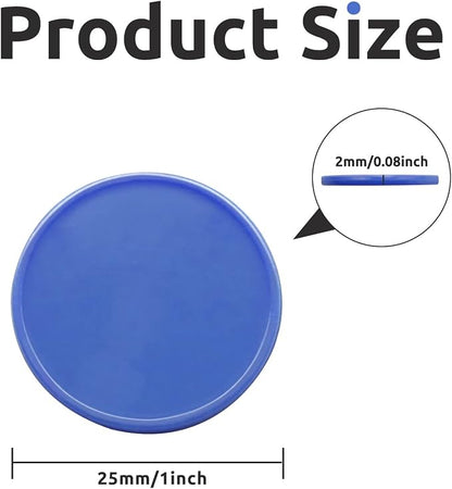 Set of 100 Opaque Plastic Learning Counters Mini Poker Chips Game Tokens - Image 3