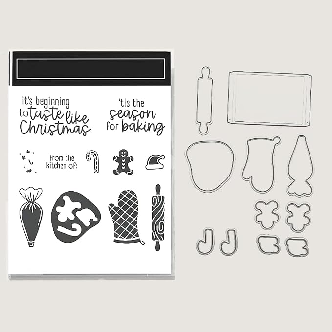 2025-2026 Stamps and Dies for Card Making, Stamps and Dies Set 2025 for by HITKUZ