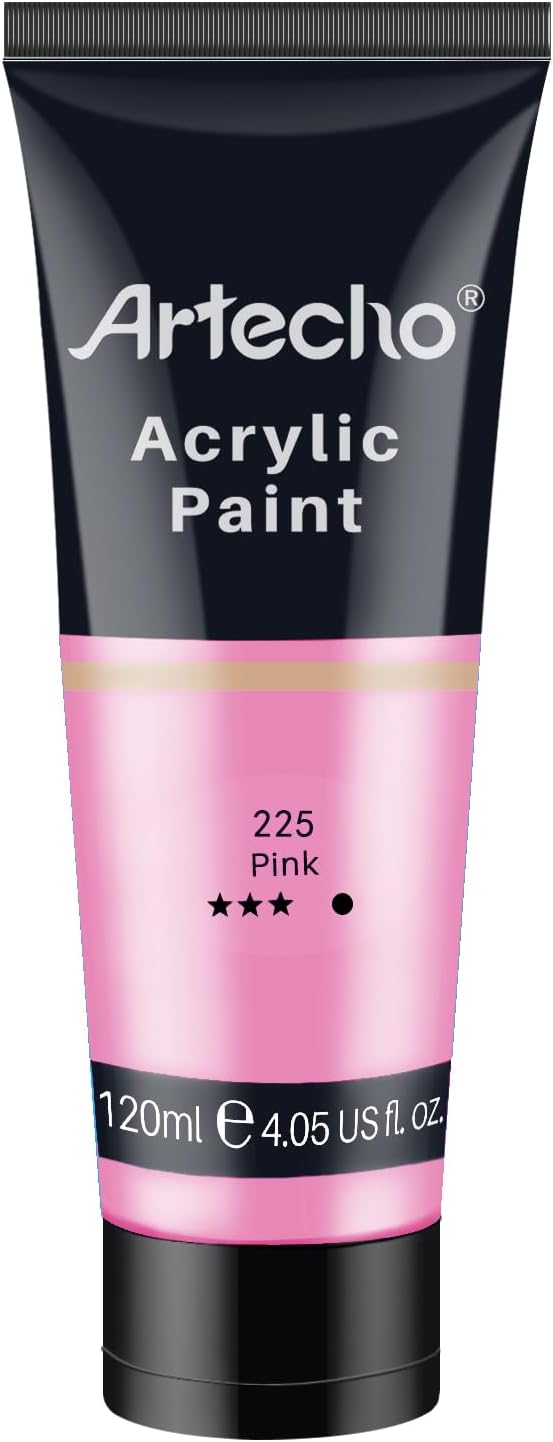 Artecho Pink Acrylic Paint, Art Craft Paints by Artecho