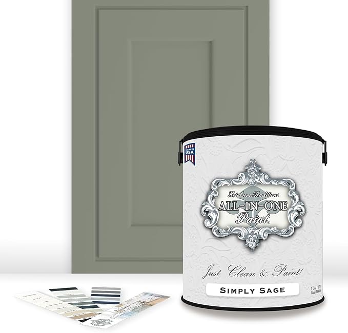 ALL-IN-ONE Paint, Durable cabinet and furniture paint. Built in primer and top by HeirloomTraditionsPaint