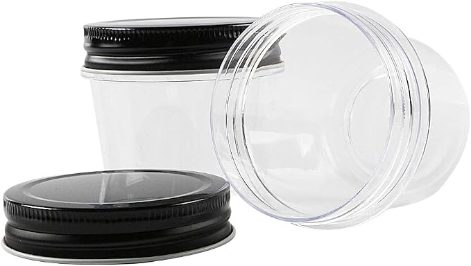 Novelinks 4 oz Clear Plastic Jars - Image 5
