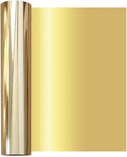 Tvinyl Warehouse Light Gold Foil HTV Champagne Gold Heat Transfer Vinyl Roll by TvinylWarehouse