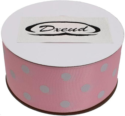 Polka Dot Grosgrain Ribbon 25 Yard Each Roll 100% Polyester - Image 3