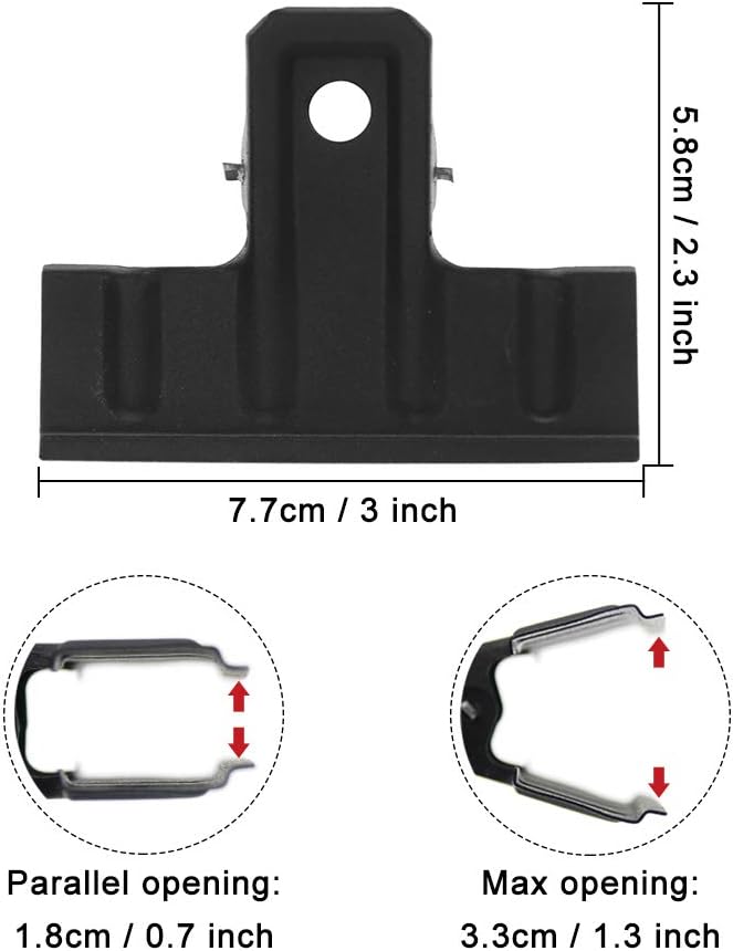 Coideal Black Large Bull Clips Thickened, Drawing Board, Art Crafts - Image 7