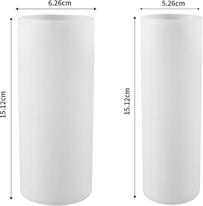 2 Pack 6 Inch Cylinder Candle Mold Pillar Candle Molds Taper - Image 5