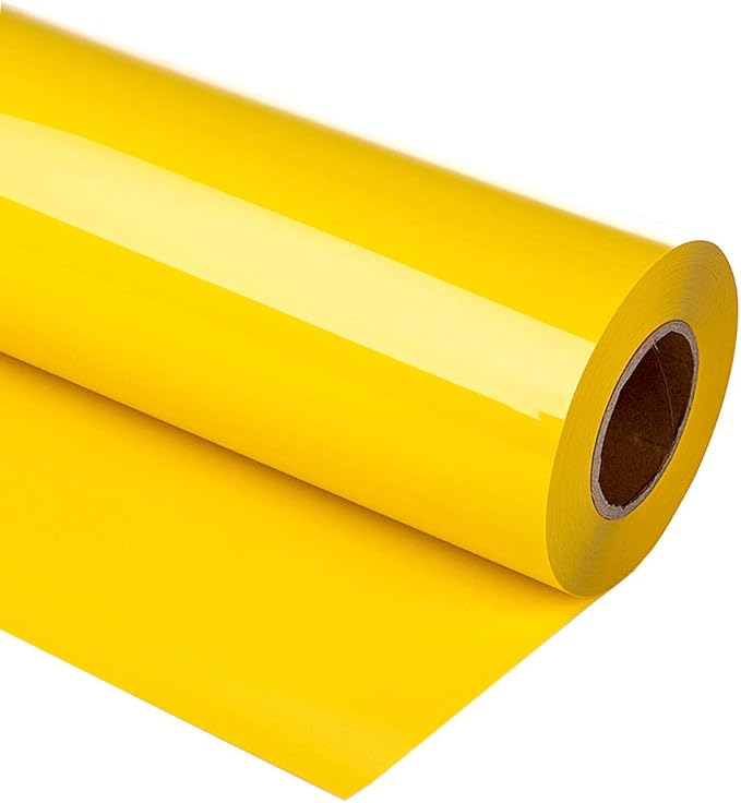 Guangyintong Heat Transfer Vinyl Yellow HTV Rolls, Matte Surface HTV by guangyintong