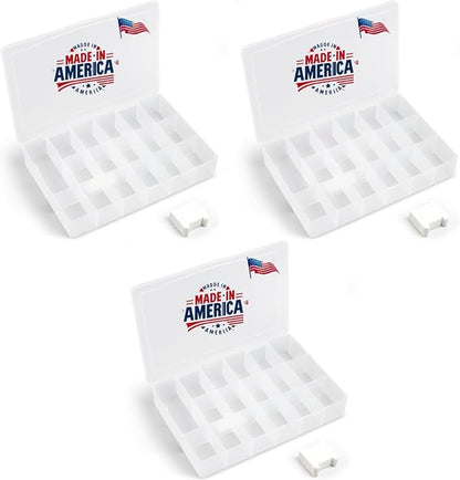 3PACK Embroidery Floss Organizer Box by BULK+PARADISE