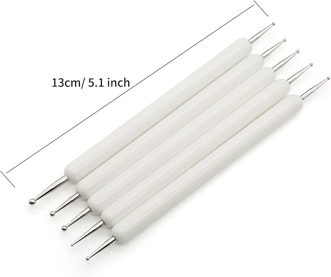 4 Set Embossing Stylus Double End Tracing Dotting Tool, Embossing Art - Image 2
