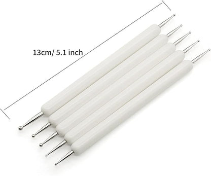 4 Set Embossing Stylus Double End Tracing Dotting Tool, Embossing Art - Image 2