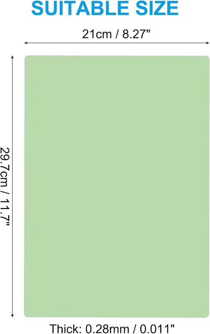 PATIKIL A4 Size Guided Reading Sheet, Grass Green - Image 2