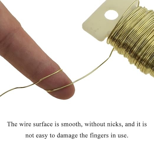 HAHIYO 22Gauge Golden Floral Wire - Image 5