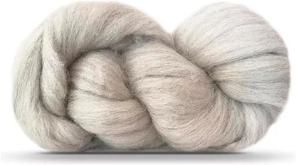 Natural 1lb Wool Bulk roving, . Best Wool - Image 7