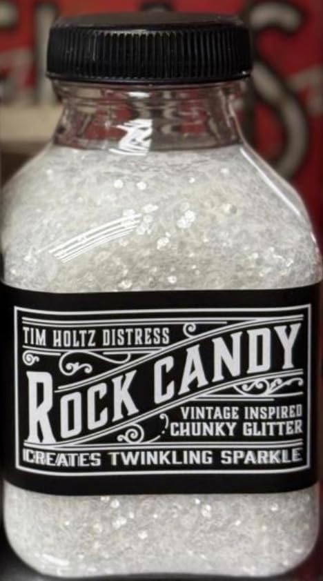 Tim Holtz Rock Candy Glitter, Bundle of 2 Jars, 4.7 Ounces Each, 3 Carnora - Image 7