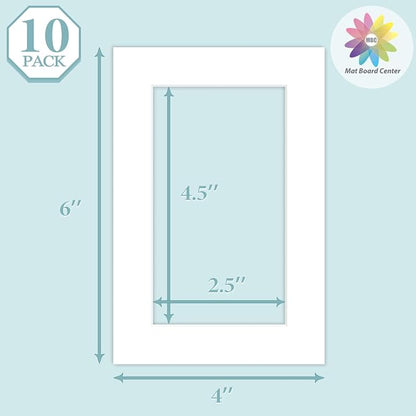 MBC MAT BOARD CENTER, 10 Pack 4x6 - Image 3