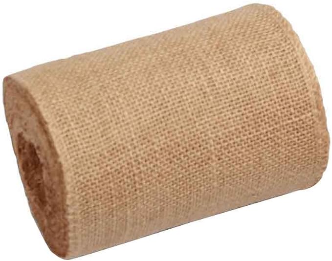 3 Pack - 90 feet Burlap Ribbon 5" x 10 Yards Natural Jute 5 Inch 30ft roll - Image 3