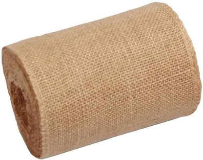 3 Pack - 90 feet Burlap Ribbon 5" x 10 Yards Natural Jute 5 Inch 30ft roll - Image 3