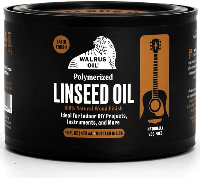 Walrus Oil - Polymerized Linseed Oil. 100% Natural, Fast Curing Wood Sealer. by WalrusOil