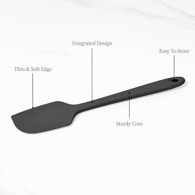 600ºF Heat Resistant Spatula, 11.34 inch High Heat Food Safe Semless Kitchen - Image 6