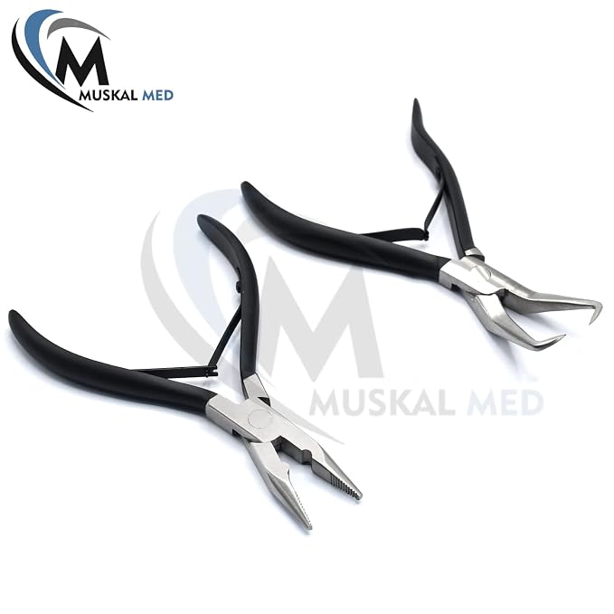Professional Hair Extension & Beading Tool Kit Remove Plier Set - Image 5