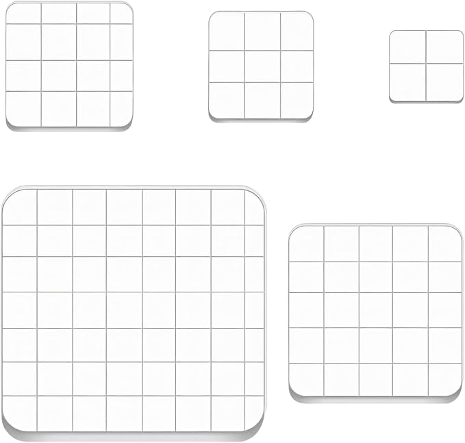 5pcs Acrylic Stamp Block, Acrylic Blocks by Classicseali