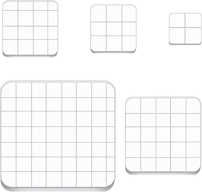 5pcs Acrylic Stamp Block, Acrylic Blocks by Classicseali