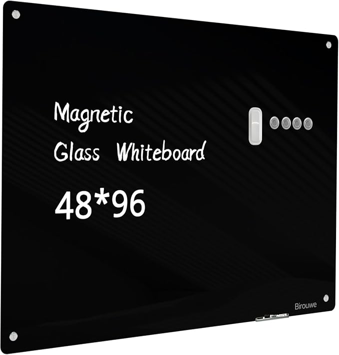 Magnetic Glass Blackboard by Unknown